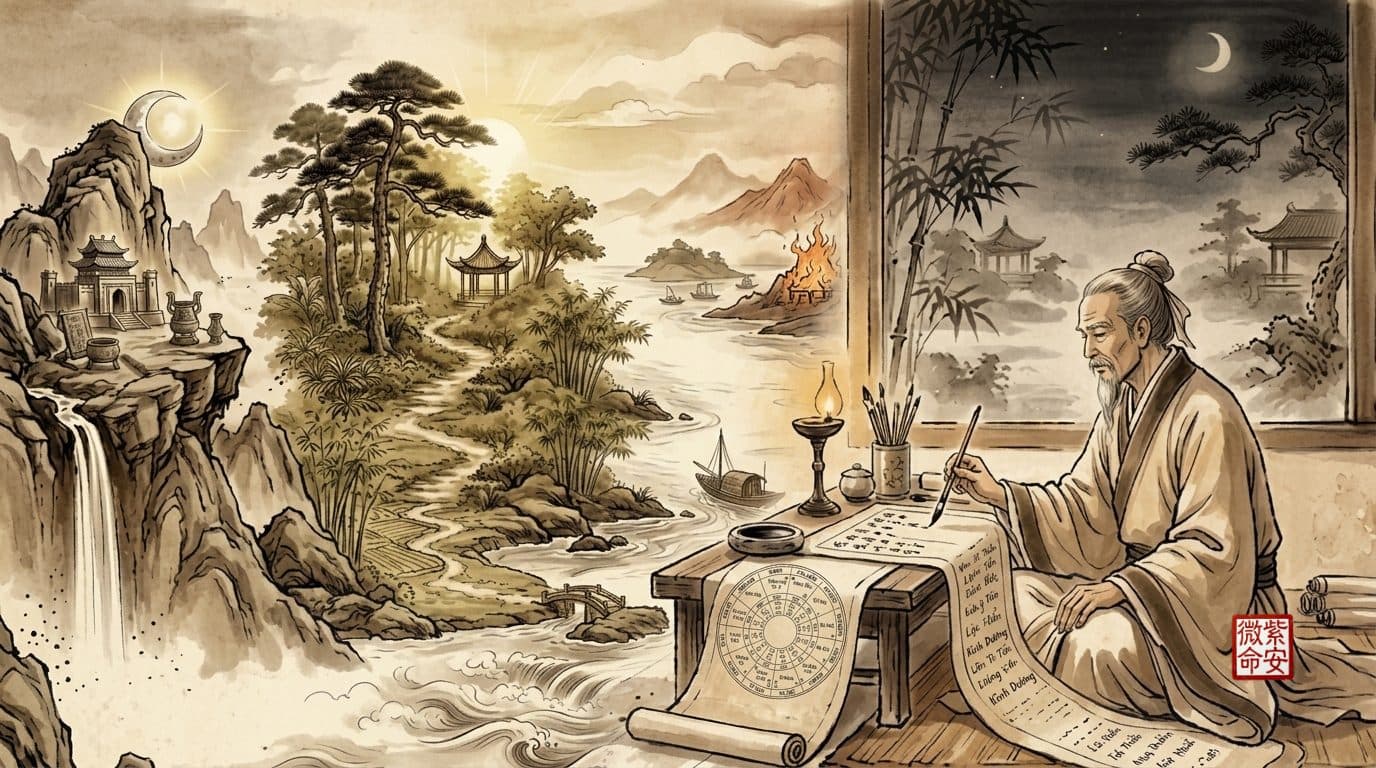 Các bộ cách cục kinh điển trong Tử Vi Đẩu Số
